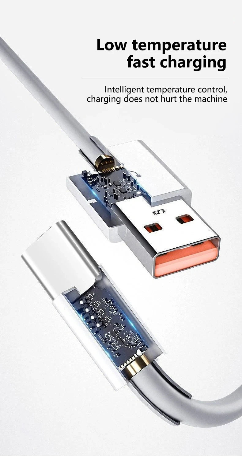 NNBILI 10A USB C Quick Charging Cable 120W Fast Charge - Smarsty