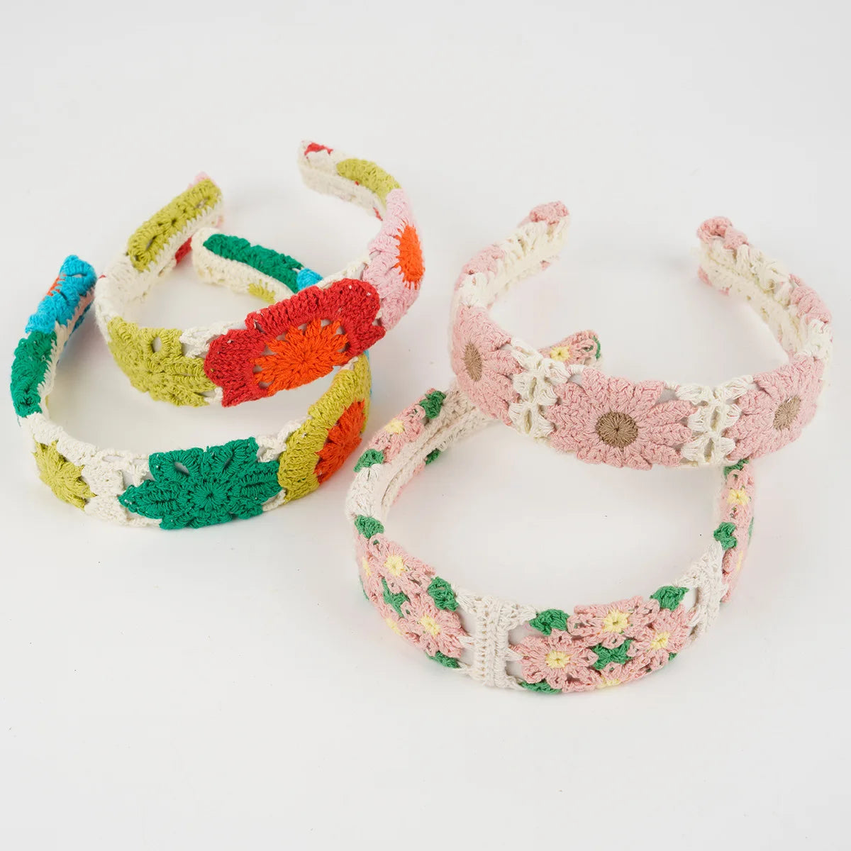 Knitted Headband Bohemian Handmade Summer Seaside Cotton - Smarsty