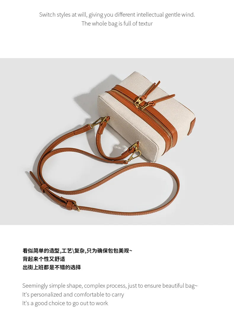 Canvas Crossbody Shoulder Bag For Women Designer Style - Smarsty
