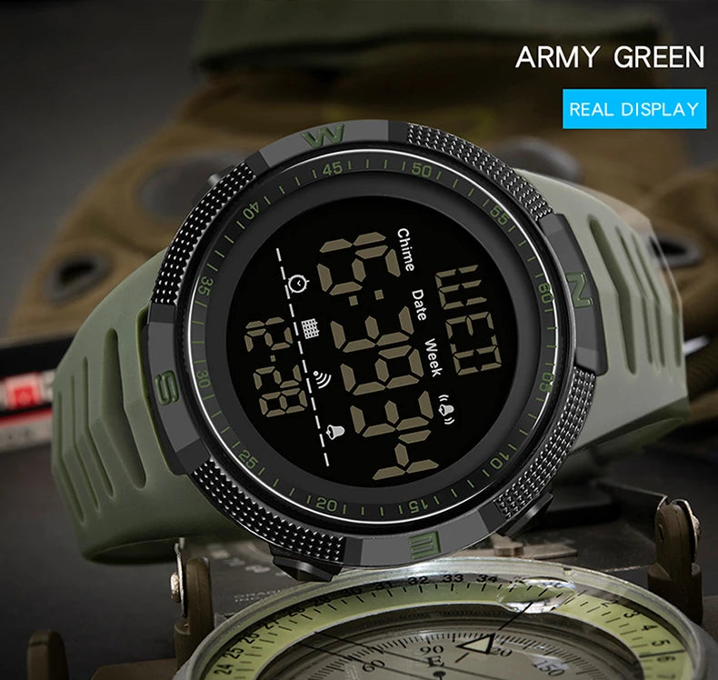 SANDA Military Sport Watch for Men Waterproof Shockproof Design - Smarsty