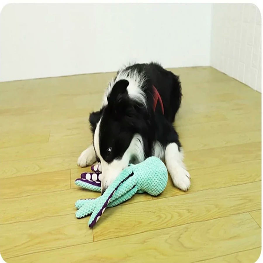 Interactive Plush Dog Octopus Toy with Sound - Smarsty