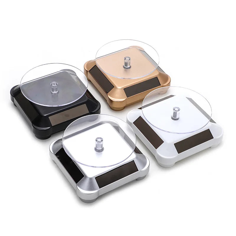 Solar Showcase 360 Rotating Jewelry Organizer Display - Smarsty