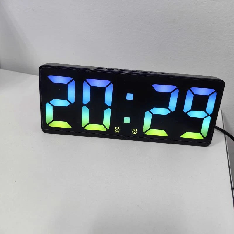 Voice Control Digital Alarm Clock with Temperature Display - Smarsty