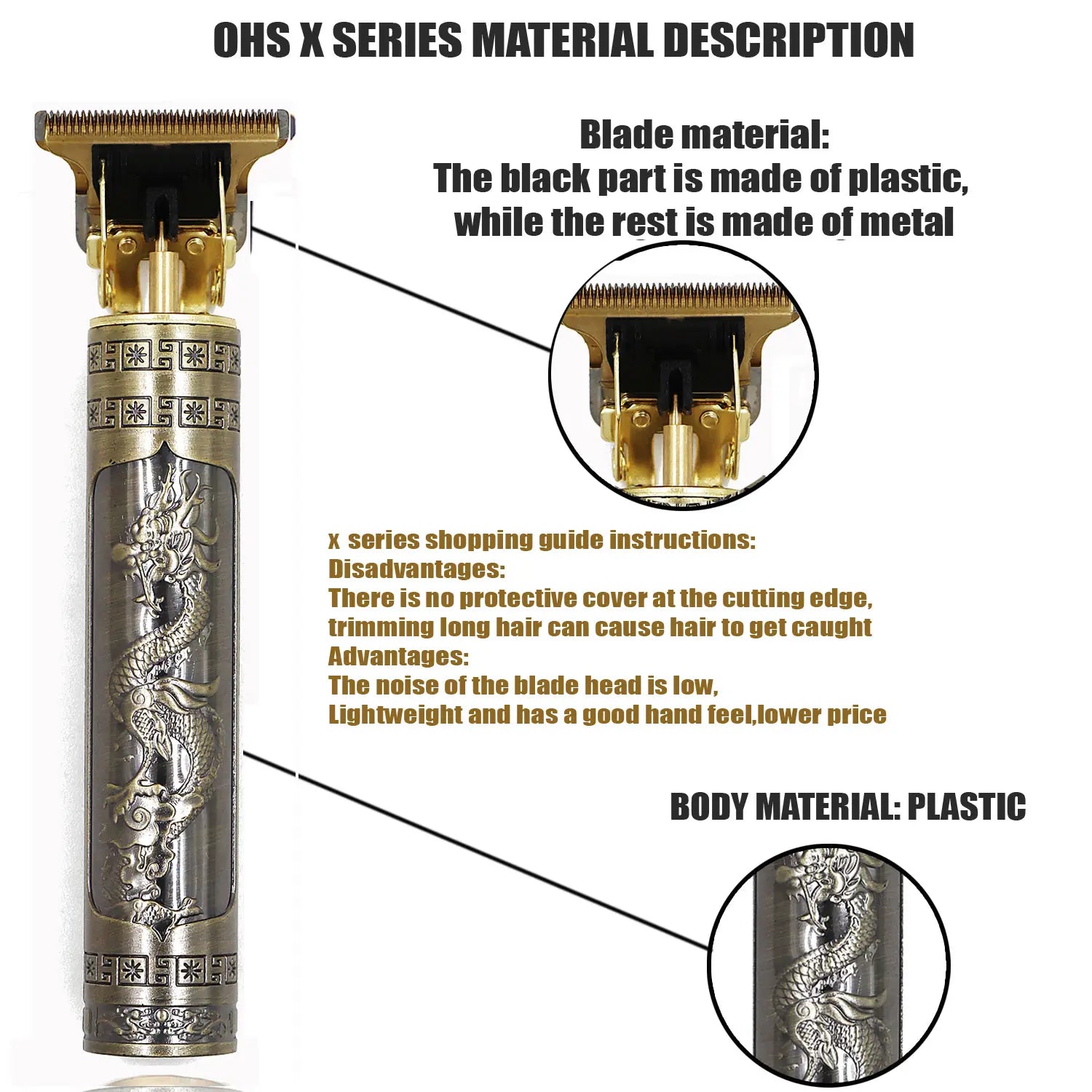T9 Hair Clipper Repair Beard Shaving Body Hair Trimmer Clippers Electric Machine Men Haircut Machine 0mm Barber Shaver - Smarsty