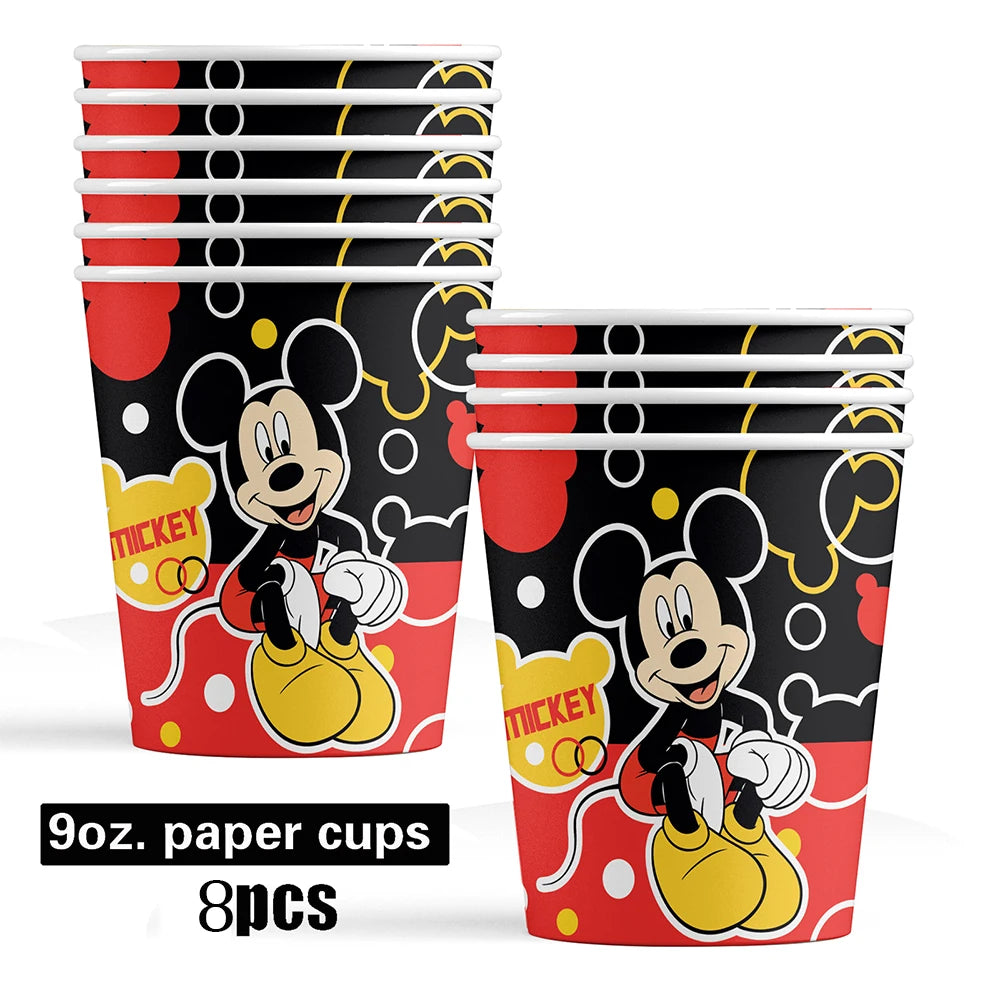 Disney Mickey Mouse Party Supplies Set for Kids Birthdays - Smarsty