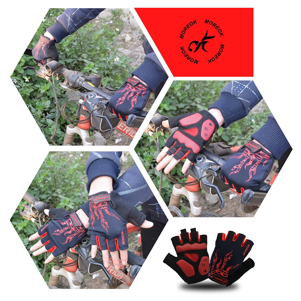 Breathable MTB Cycling Gloves with Shock Absorbing Gel Pads - Smarsty