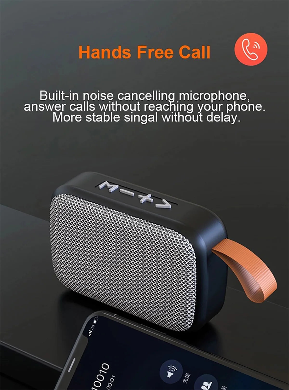 Portable Speakers Outdoor Bluetooth 5.0 Mini Oxford Loudspeaker Wireless Column 3D Stereo Music Player Surround Hifi sound Box - Smarsty