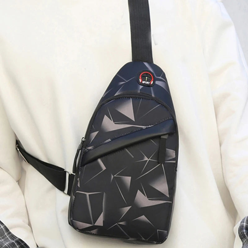 Durable Unisex Camo Sling Pack Crossbody Bag Korean Style - Smarsty