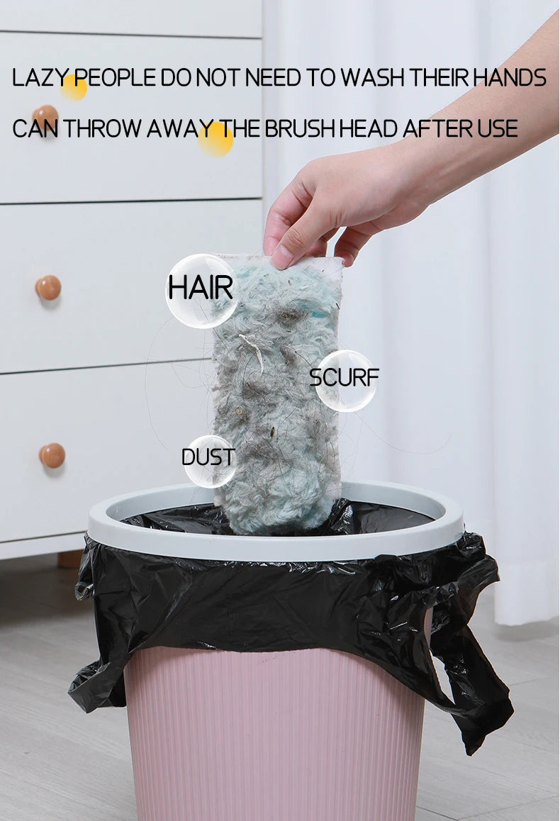 Double sided 360 ° electrostatic dust duster is used for large-scale cleaning of dust, spider webs, and disposable dust collecto - Smarsty