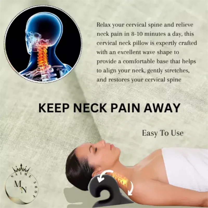Neck And Shoulder Relaxer Cervical Traction Device - Smarsty