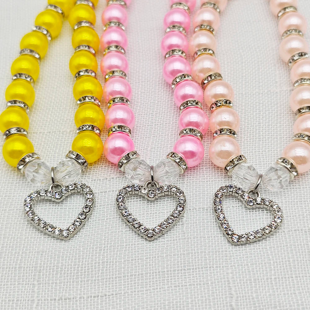 Cute Adjustable Pet Necklace with Heart Pendant - Smarsty