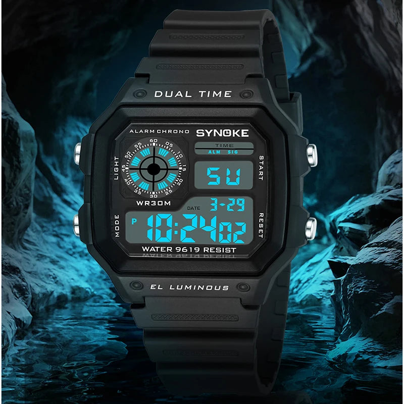 Waterproof Luminous Digital Sports Watch for Men and Women - Smarsty
