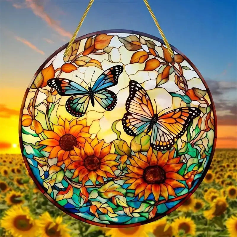 Hummingbird Acrylic Suncatcher for Vibrant Home Decor - Smarsty