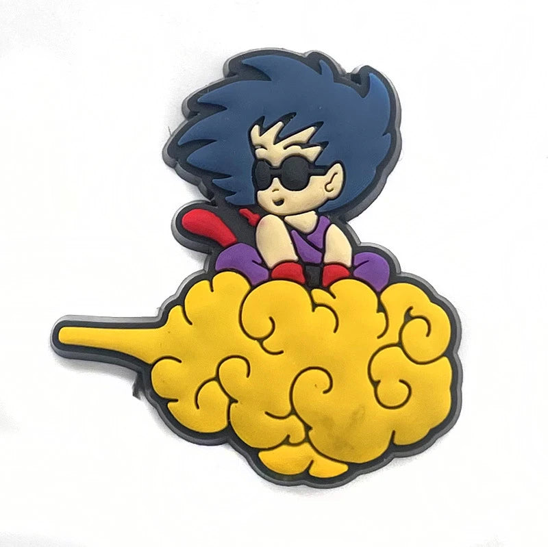 New JIBBITZ Dragon Ball Shoe Charm For Clogs PVC Waterproof Sandals Decorate Buckle Decorations Accessories Toys Gift