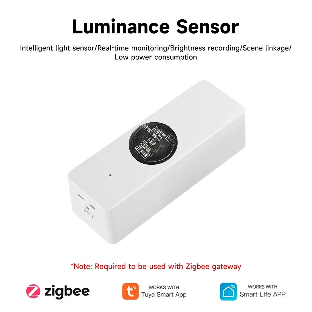 Tuya ZigBee Light Sensor for Smart Home Automation - Smarsty