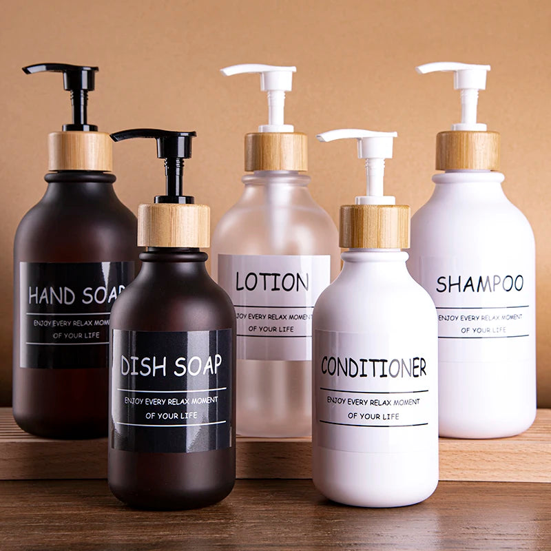 Liquid Soap Dispenser Bottle for Shampoo and Lotion - Smarsty