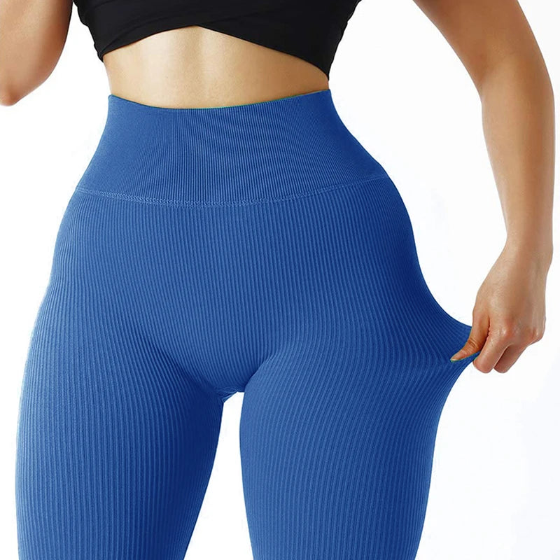 Sexy Gym Leggings Women Fitness Seamless Compression Leggings Women Running Outdoors Activewear Pants - Smarsty