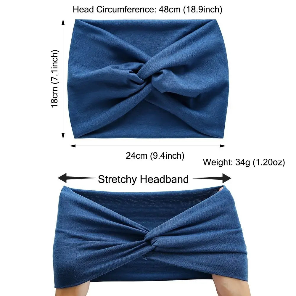 Extra Large Thick Wide Headband Turban Comfortable Fit - Smarsty