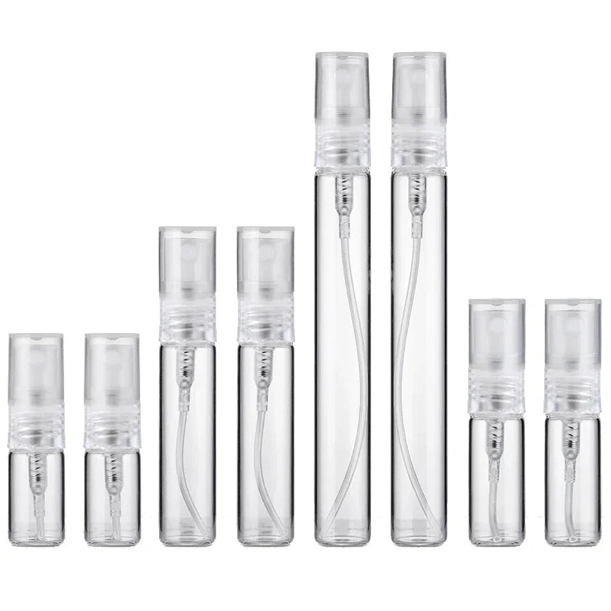 Portable Refillable Glass Perfume Spray Bottles Set - Smarsty