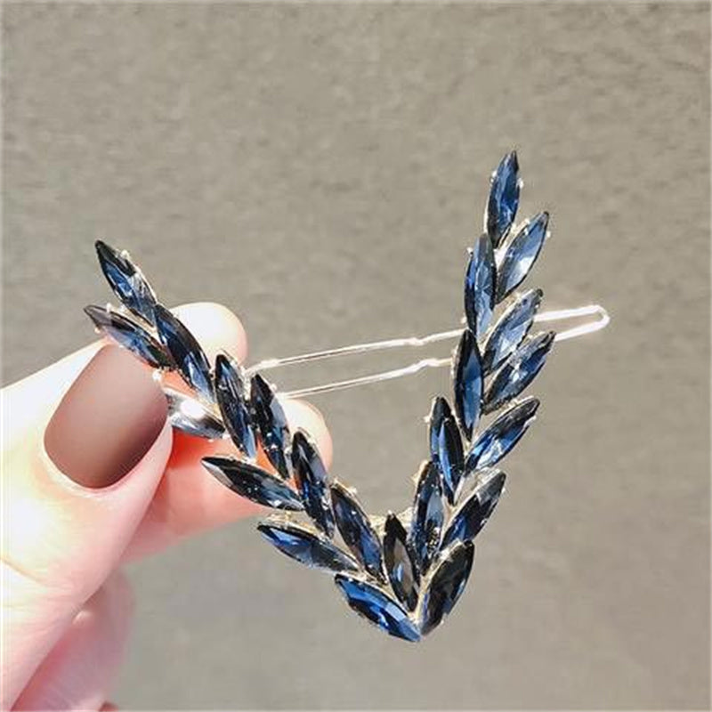 Luxury Crystal Hair Clip for Women with V Shape Design - Smarsty