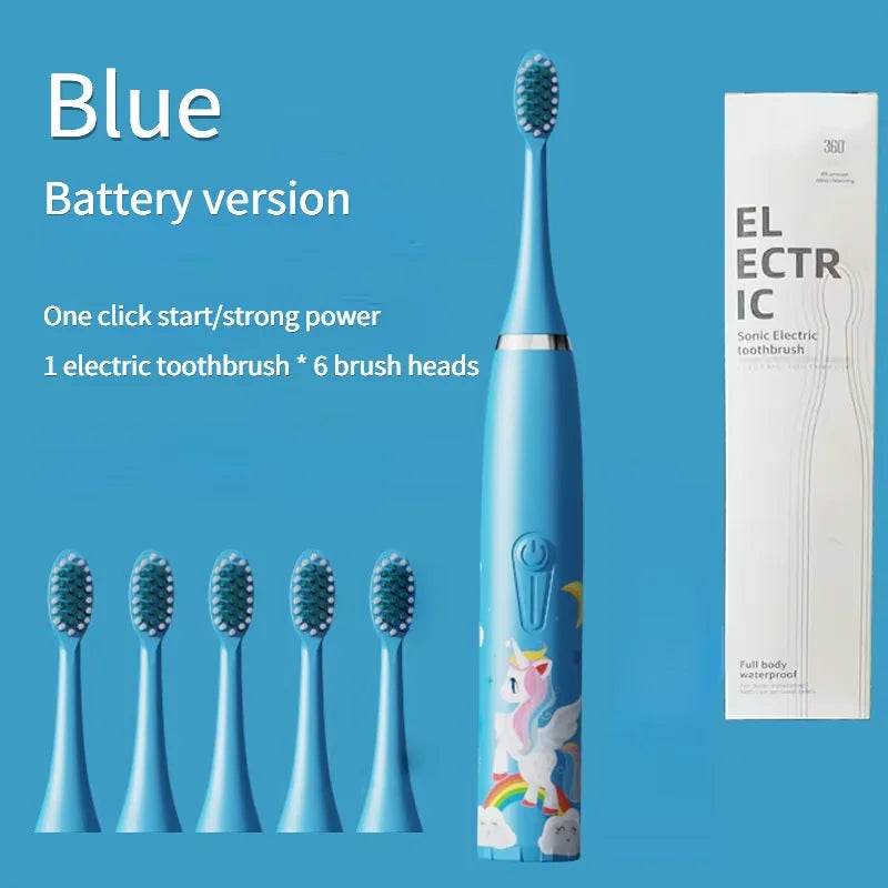 Children's Electric Toothbrush with Sonic Cleaning Feature - Smarsty