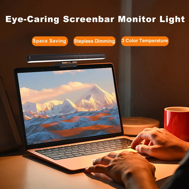LED Computer Monitor Light Bar for Eye Protection and Dimming - Smarsty