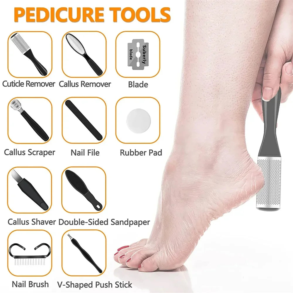 Rechargeable Electric Foot File Callus Remover for Smooth Feet - Smarsty