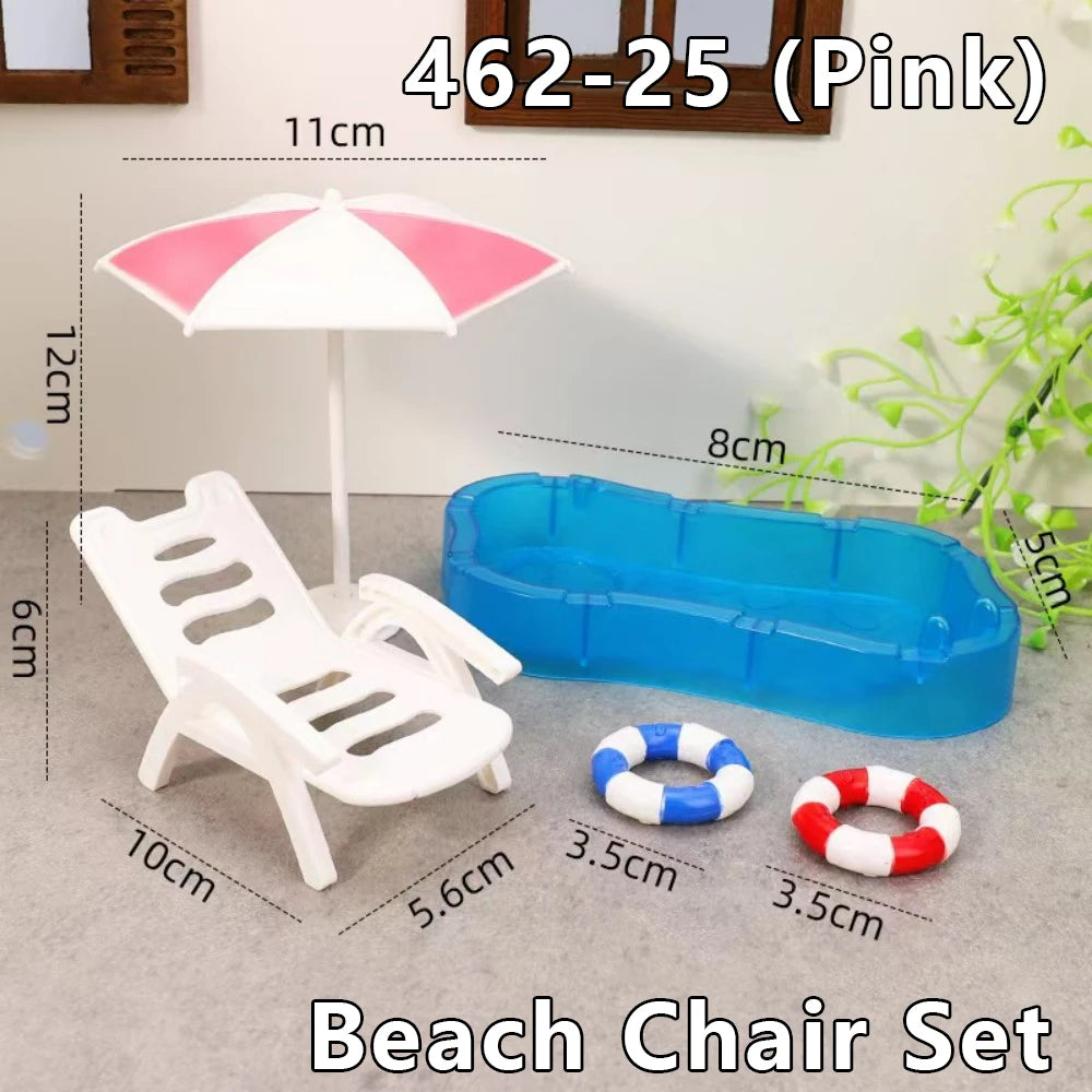 1:12 Dollhouse Miniature Cradle Crib Surround Bed Piano Table Set Furniture Kitchen Model Decor Toy Doll House Accessories by Smarsty