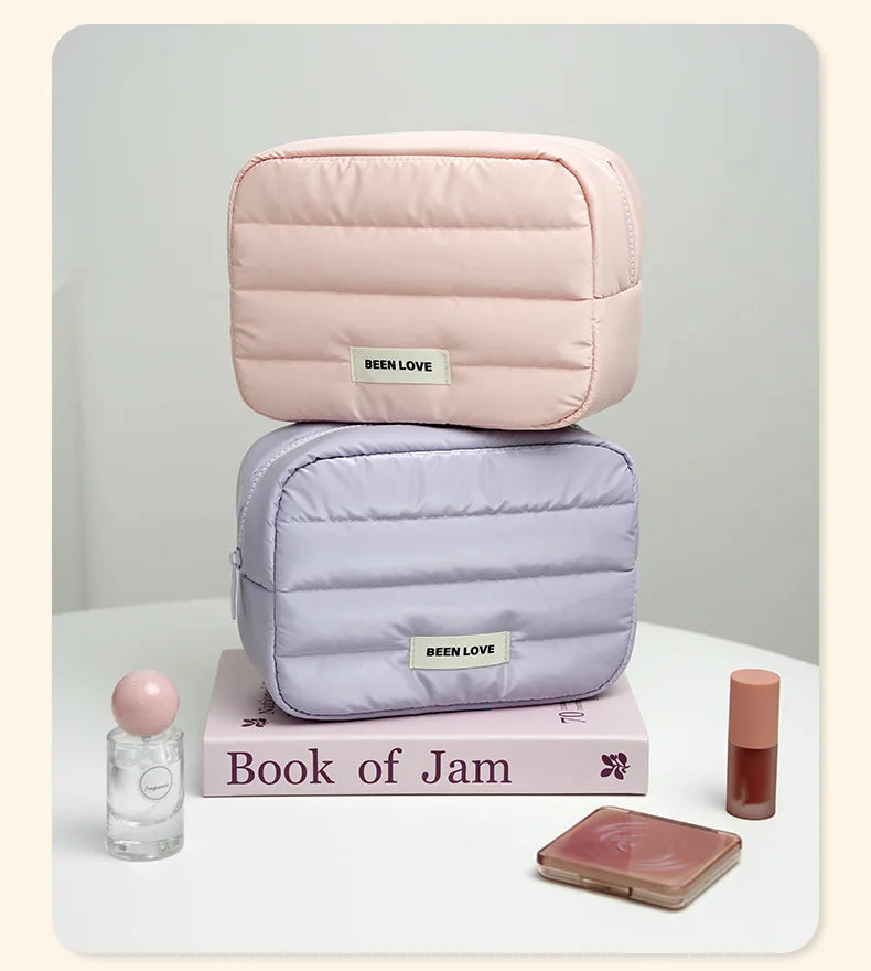 Fashion Large Capacity Makeup Bag Travel Organizer Portable Cosmetic Bag Multifunctional Storage Washbag - Smarsty