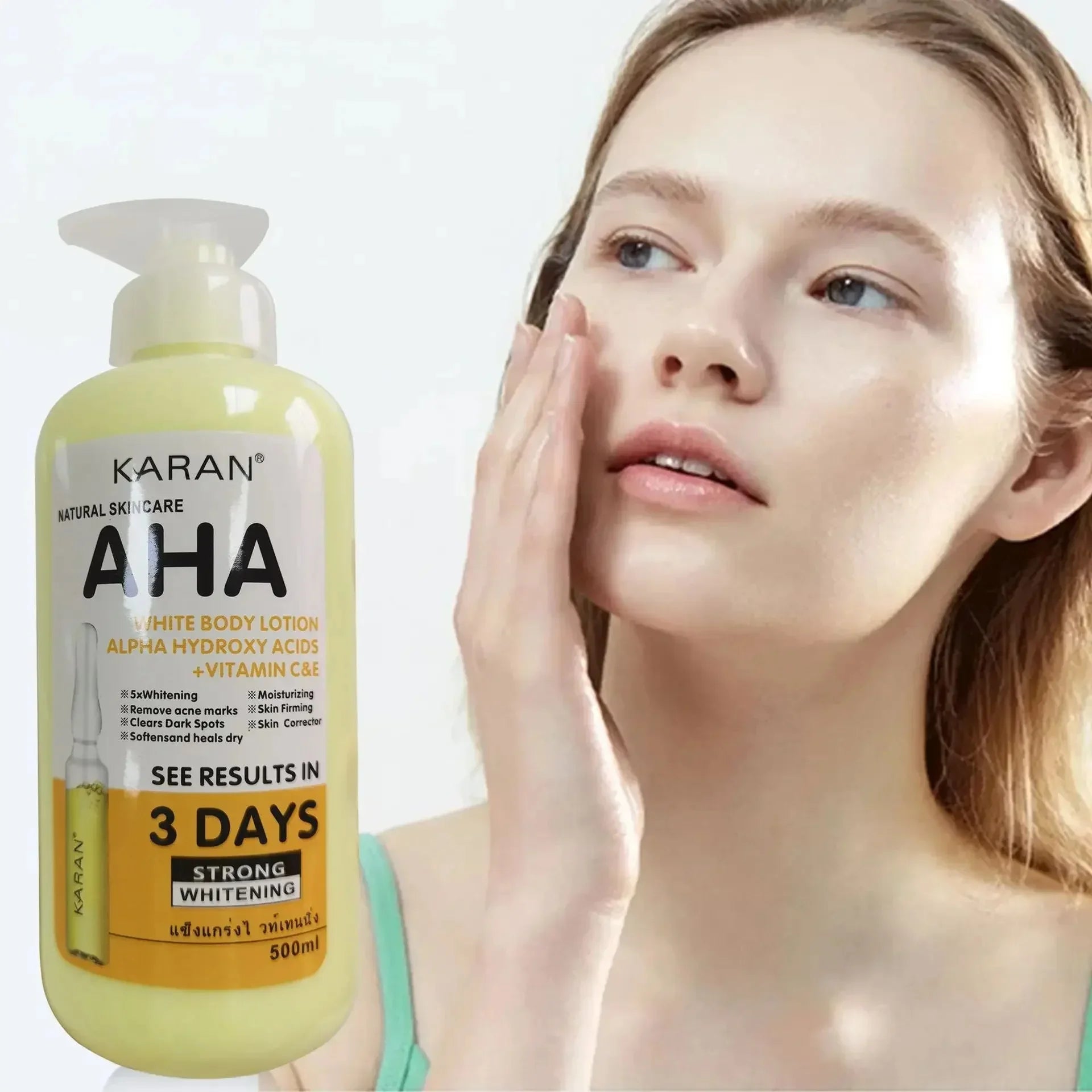 Whitening Body Cream with Hydroxy Acids and Vitamin C - Smarsty