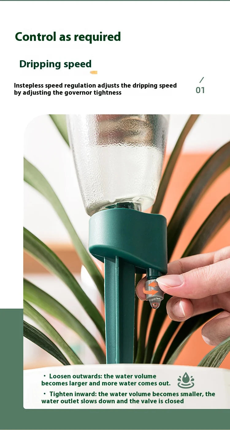New Automatic Flower Watering Device Garden Adjustable Speed Dripping Watering Flower Pot Succulent Drip Irrigation Device