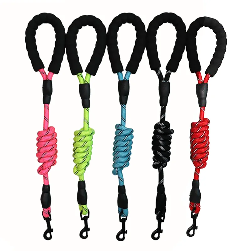 Nylon Reflective Dog Leash with Comfortable Handle - Smarsty
