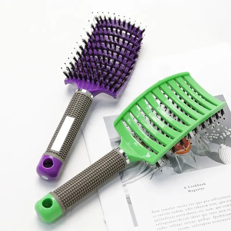 Detangling Hair Brush for Curly Hair Styling - Smarsty