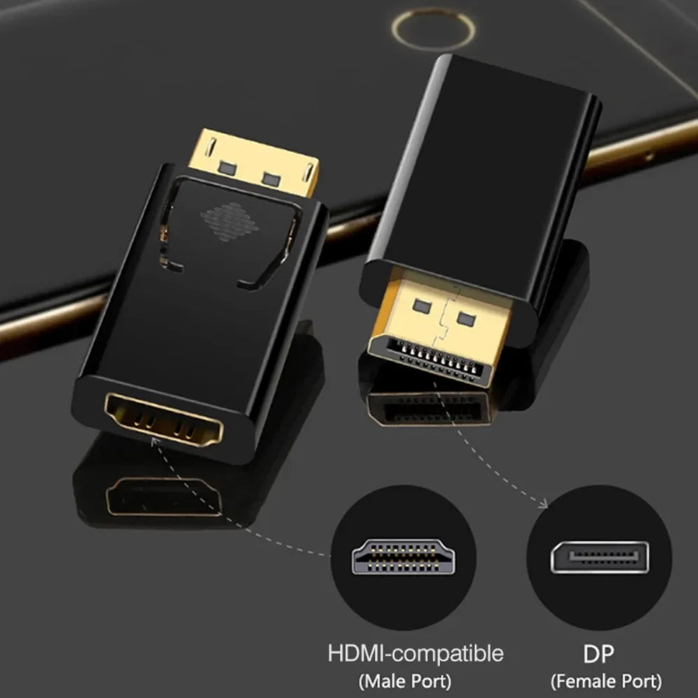 4K DP Male to HDMI Female Converter Adapter - Smarsty