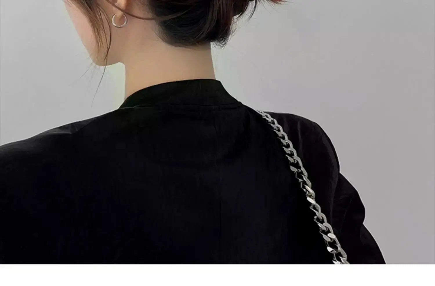 Large Metal Claw Clips For Women Strong Hold Silver - Smarsty