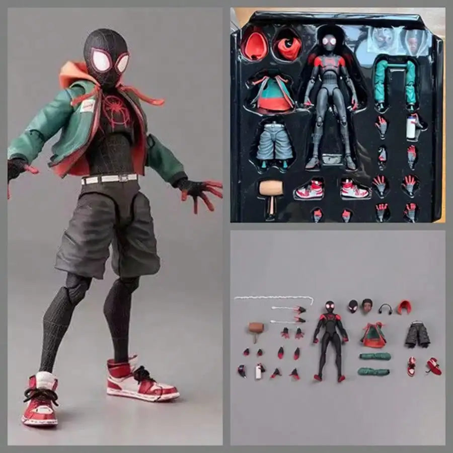 Action Figure Miles Morales Spider-Man Into the Spider Verse Sv Action Collection Sentinel Marvel Figures Model Toys