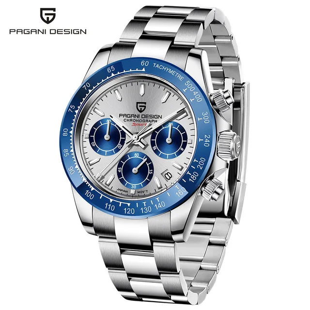 PAGANI DESIGN Men's Waterproof Chronograph Quartz Watch - Smarsty