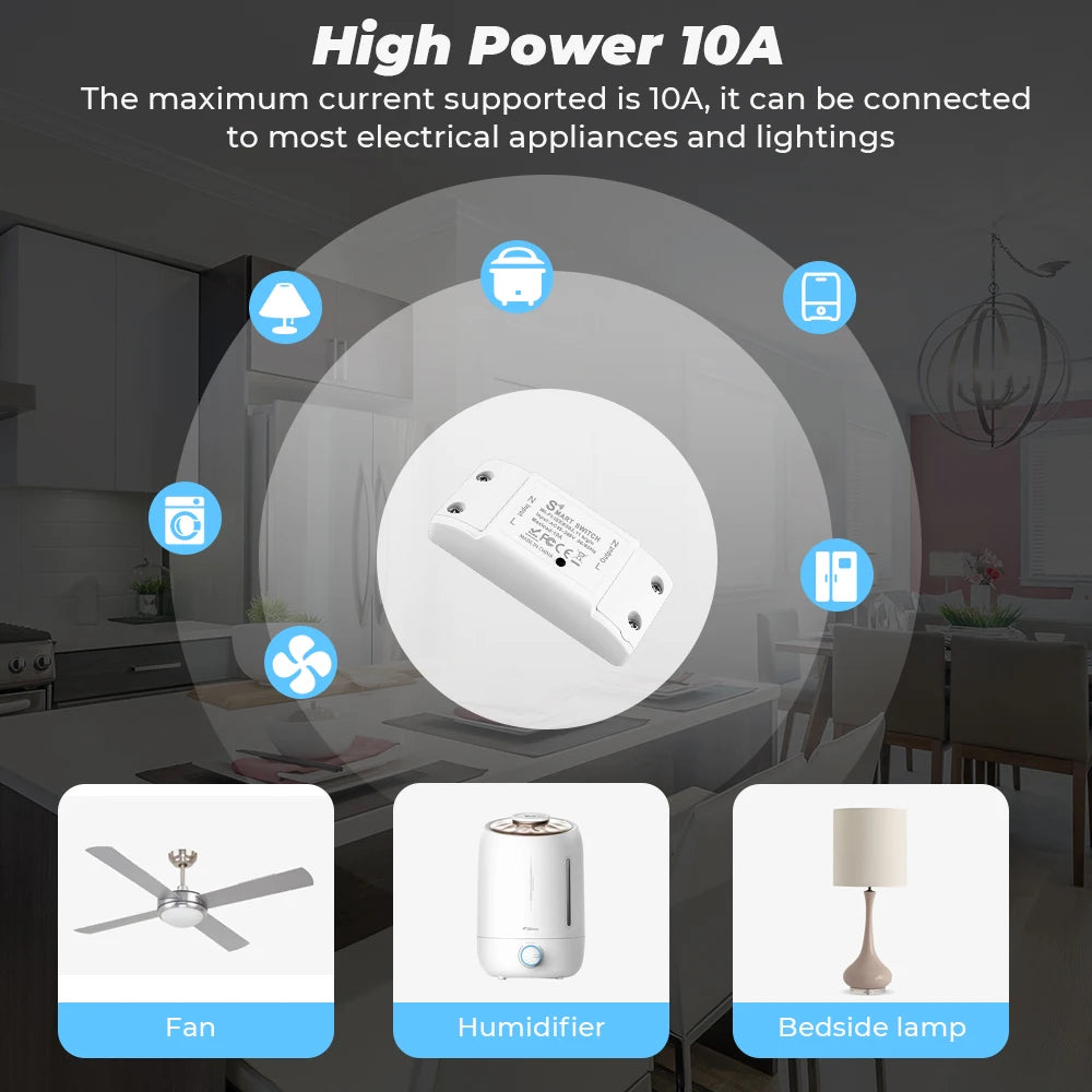 Wifi Smart Switch Remote Controller for Home Automation - Smarsty