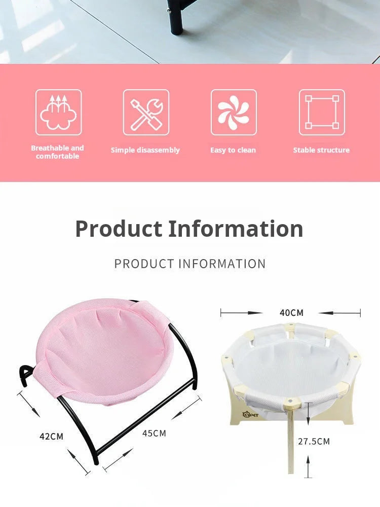 Breathable Cat Hammock Bed for Comfortable Sleeping - Smarsty