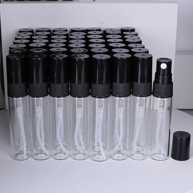 5ml Transparent Glass Perfume Spray Bottle Travel Size - Smarsty