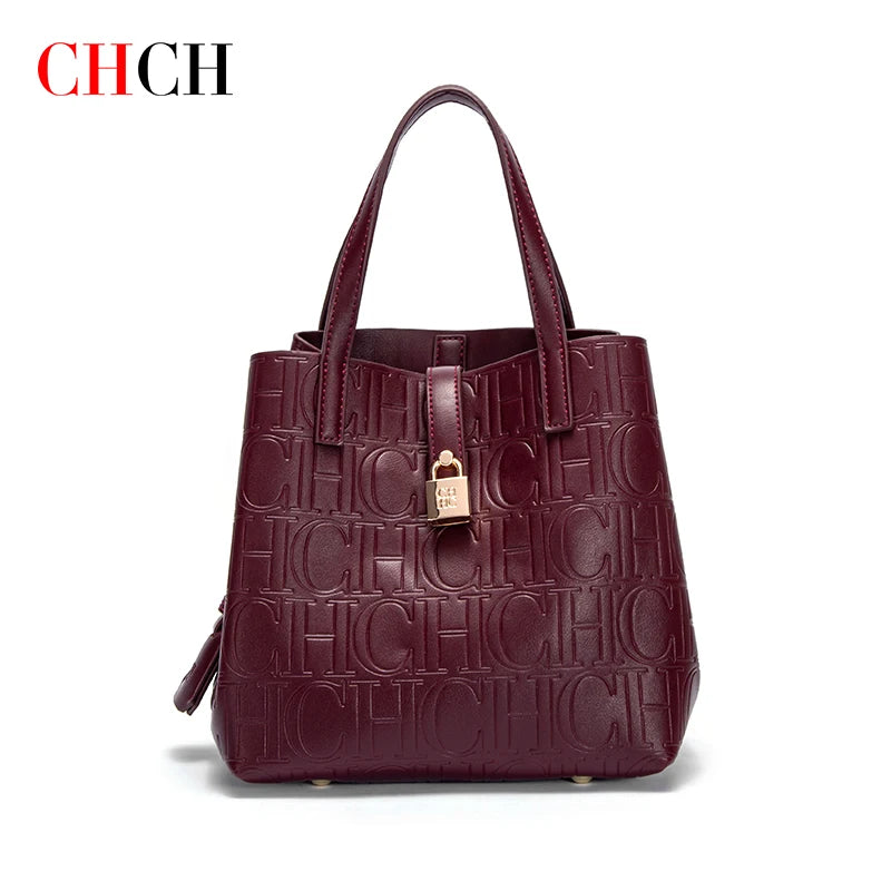Women Tote Bag Steel Embossed Handheld Casual Purse - Smarsty