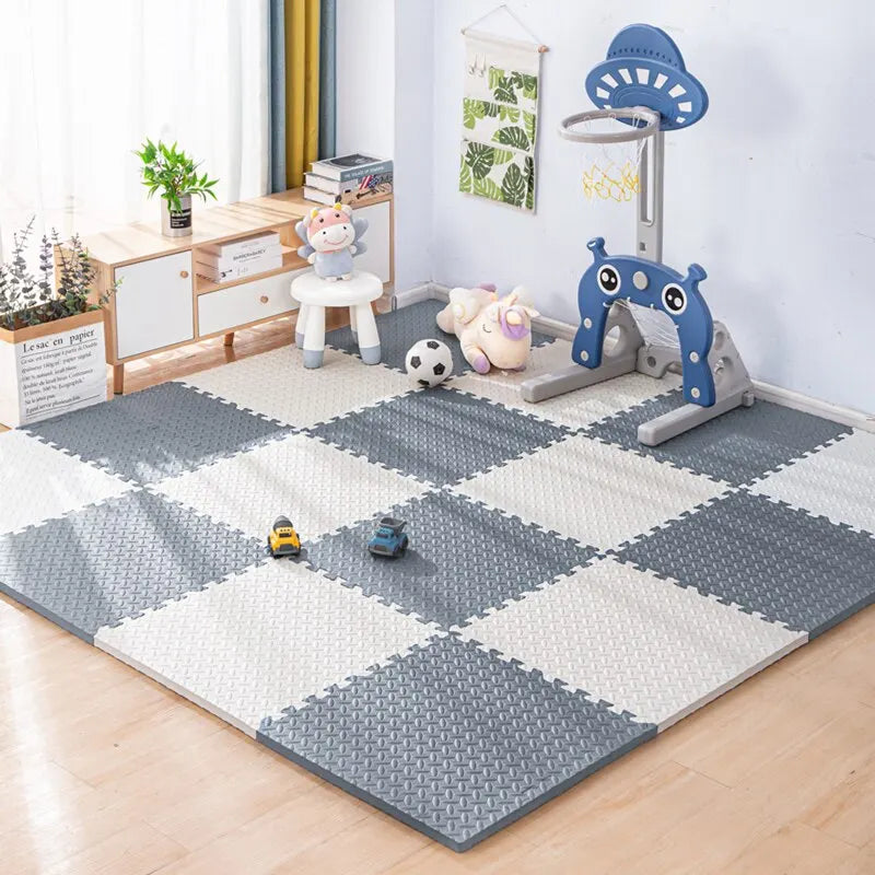 8-16PCS Baby Play Mats EVA Foam Puzzle Mat Children Room Activities Mat For Baby Interlock Floor Carpet 30*30CM by Smarsty