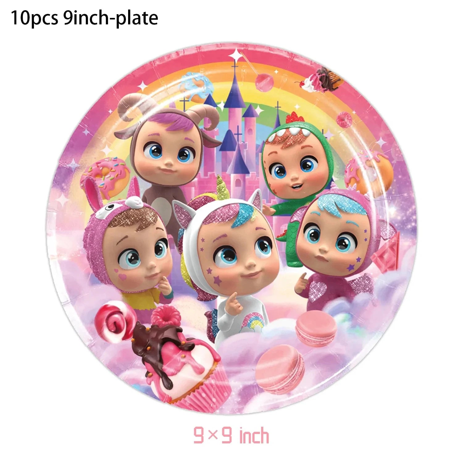 Cry Babies Birthday Party Decorations Tableware Set - Smarsty