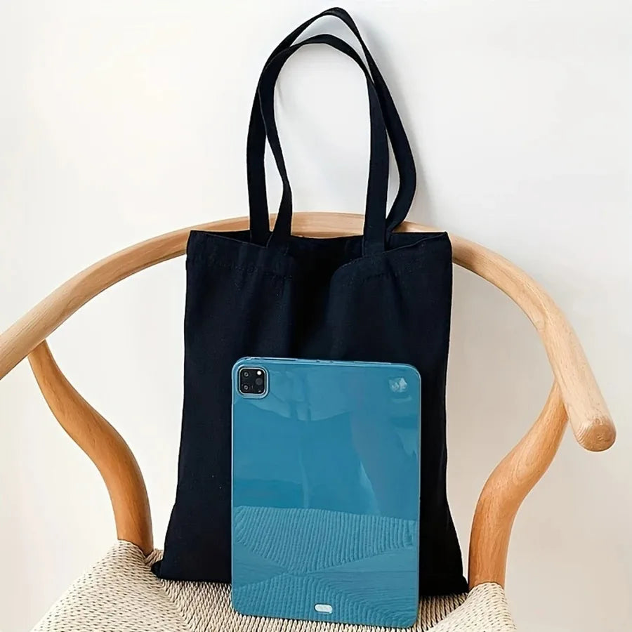 Large Capacity Canvas Tote Bag Folding Reusable Eco - Smarsty