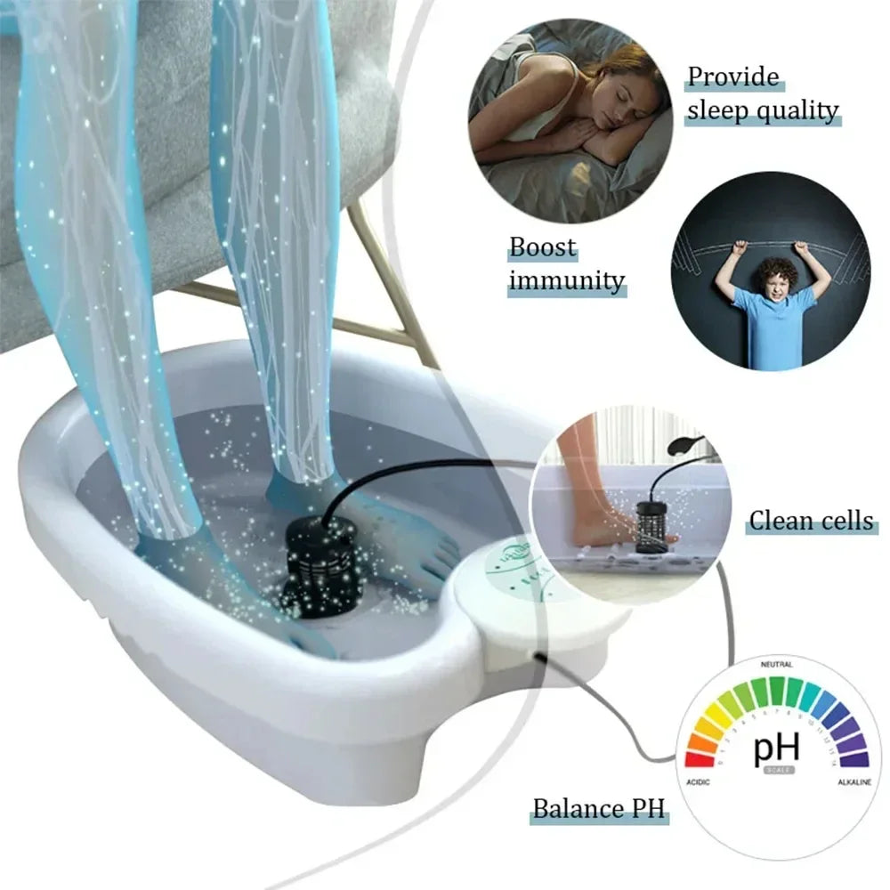 Detox Ionic Foot Spa Bath for Relaxation and Health - Smarsty