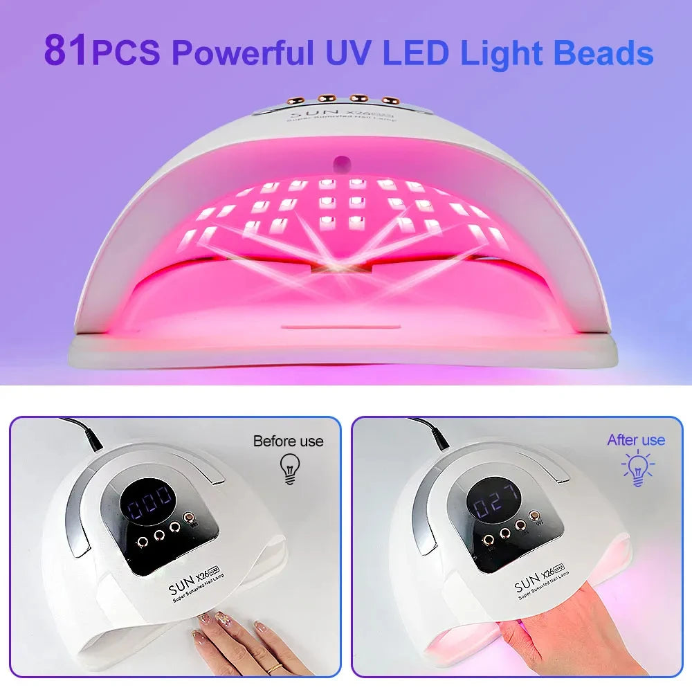 Sun X26 Max UV LED Nail Lamp with Auto Sensor - Smarsty