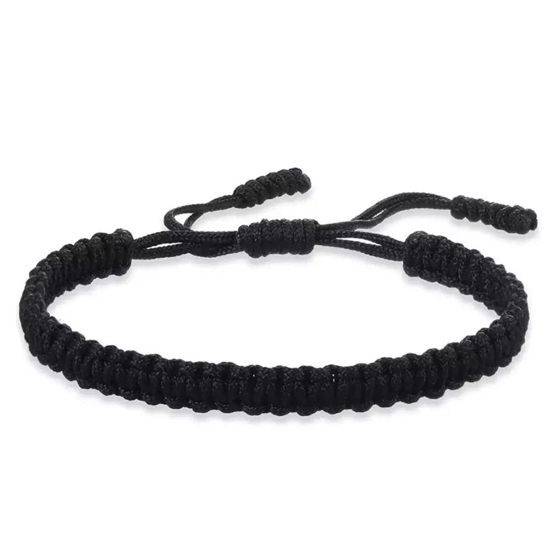 Handmade Red Black String Bracelet for Good Luck - Smarsty