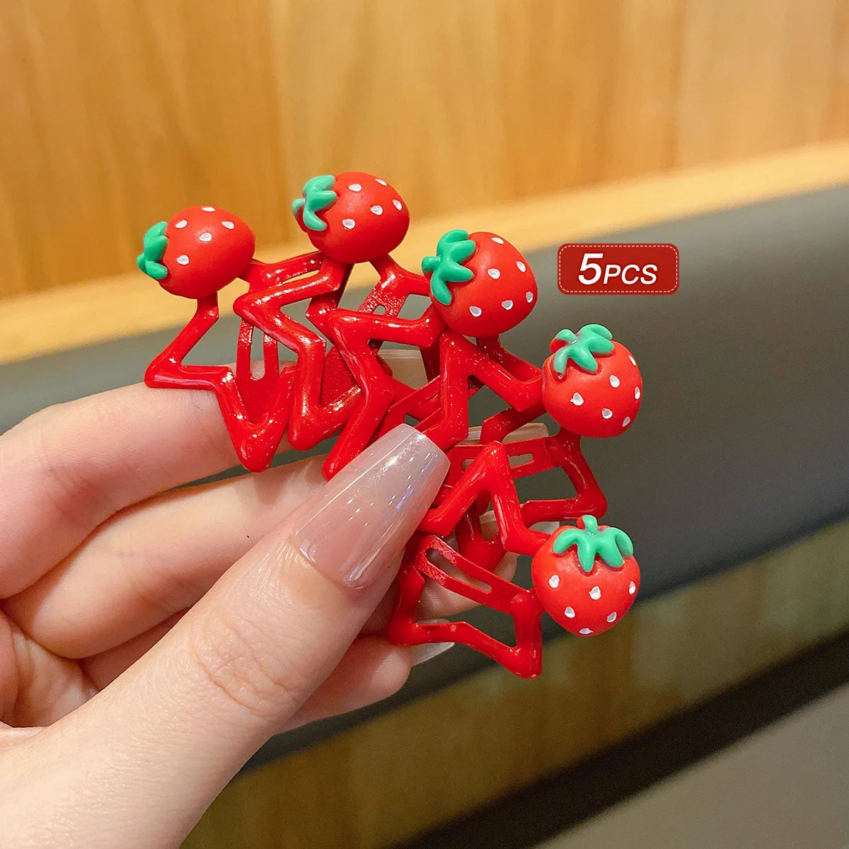 Red Star Hair Clips for Daily Use Accessories - Smarsty