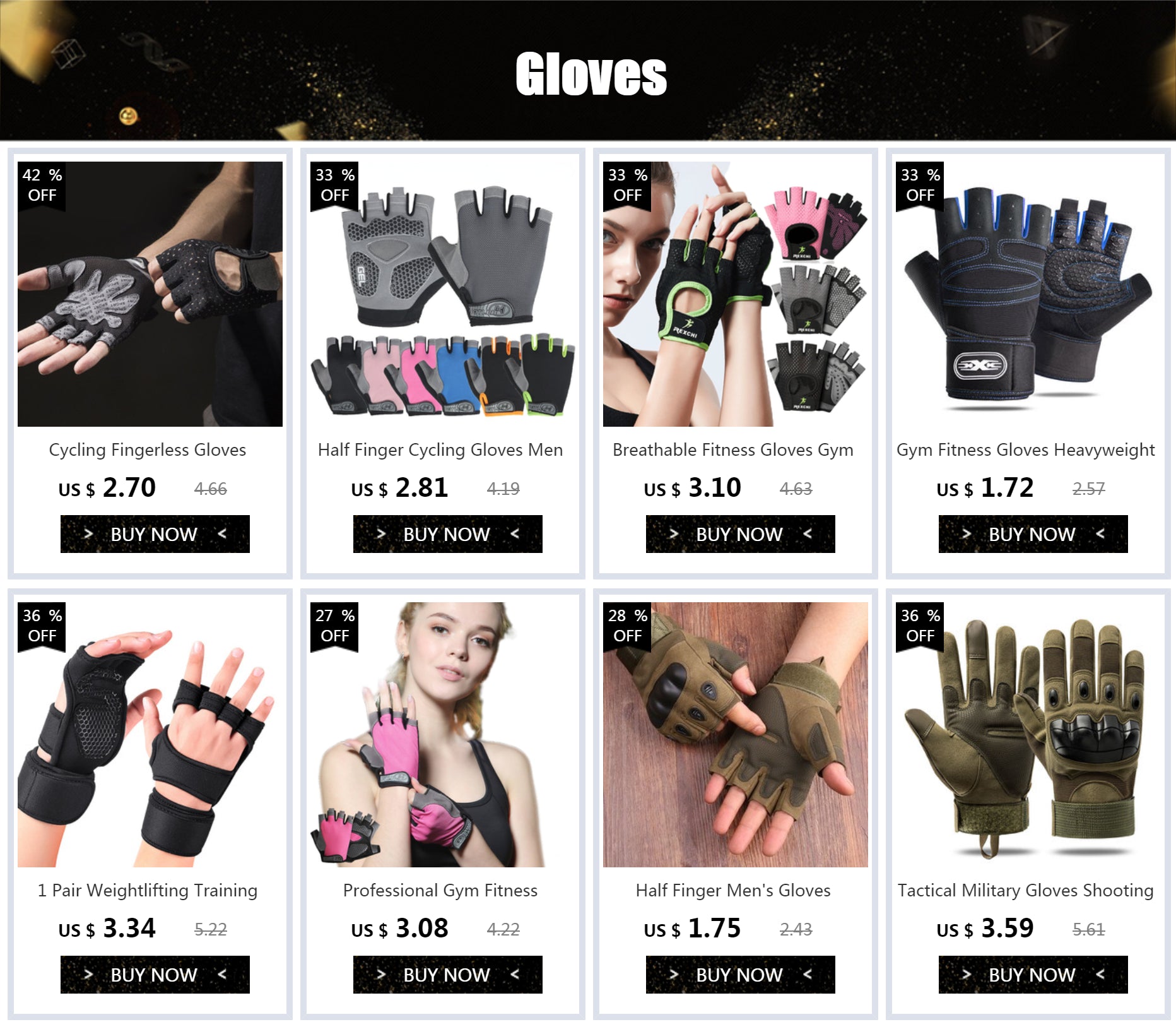 Breathable Half Finger Cycling Gloves Anti Slip Shock Absorption - Smarsty