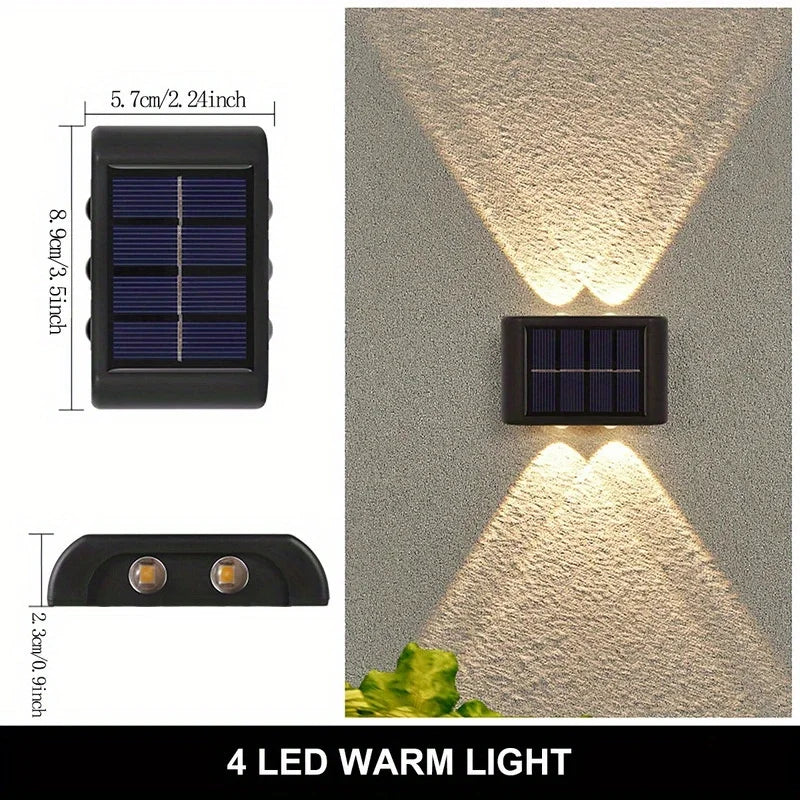 Solar LED Wall Lamp for Garden Decoration - Smarsty
